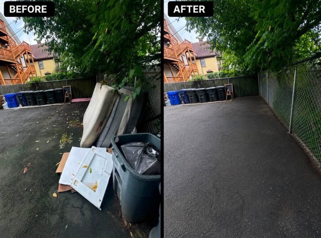 remove junk from floor